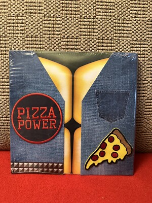 TEENAGE MUTANT NINJA TURTLES - Pizza Power  7'' BLACK VINYL + Patches New/Sealed!