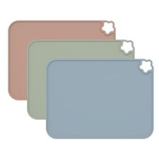 Silicone Placemat for Toddles Kids Non-Slip Reusable Portable Kids Placemats ...