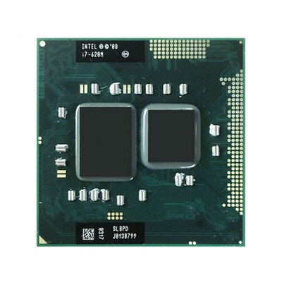 Intel Core i7-620M CPU Dual-Core 4M 2.66GHz SLBTQ Socket G1 Laptop Processor