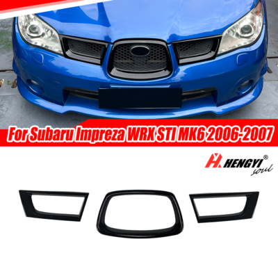 #ad Front Bumper Grill Grille Mesh Cover For Subaru Impreza WRX STI 06 07 US STOCK $49.99