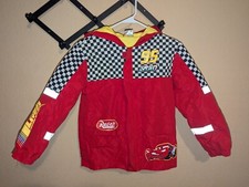 Kids Disney Lightning McQueen Packable Rain Jacket Size 7/8