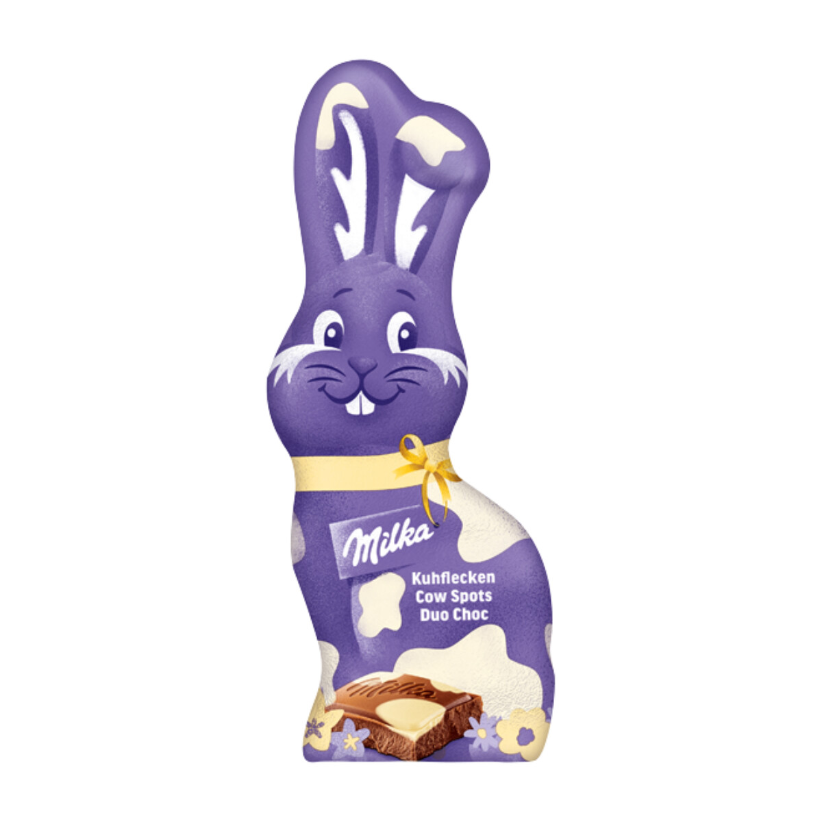 Milka Conejo De Pascua Con Manchas De Vaca Figura Hueca De Chocolate 100g