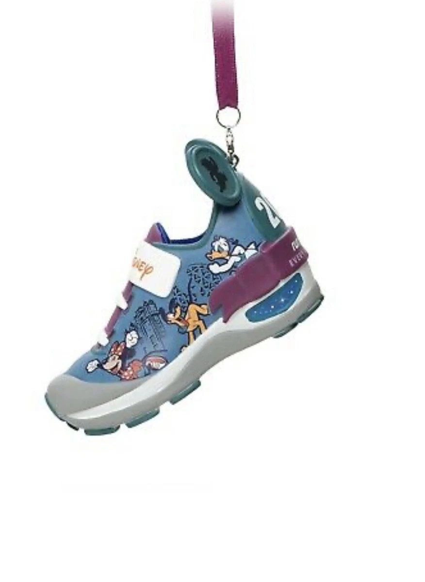 Disney Parks Run Disney 2019 Shoe Ornament EVERY MILE IS MAGIC NEW