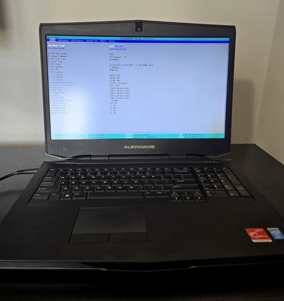 Alienware 17 P18E i7-4710MQ AMD HD8970M GPU 16GB RAM - Image 2 of 4