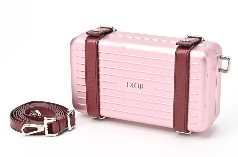 Pochette personnelle Christian Dior Dior x Rimowa aluminium rose T2410M