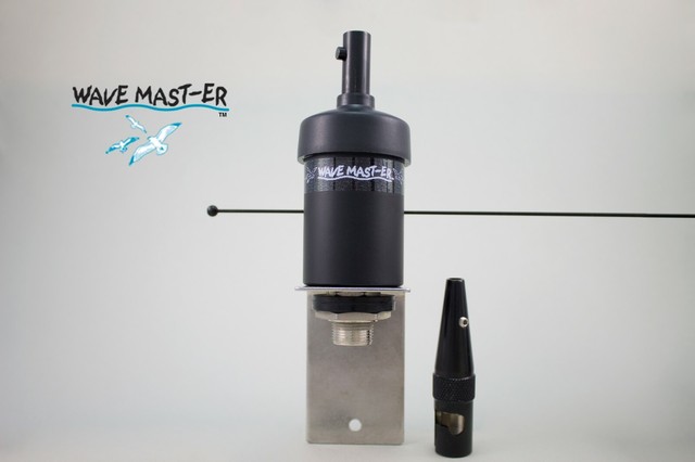 MARINE VHF ANTENNA WITH QUICK DISCONNECT BLACK NO COAX EBay
