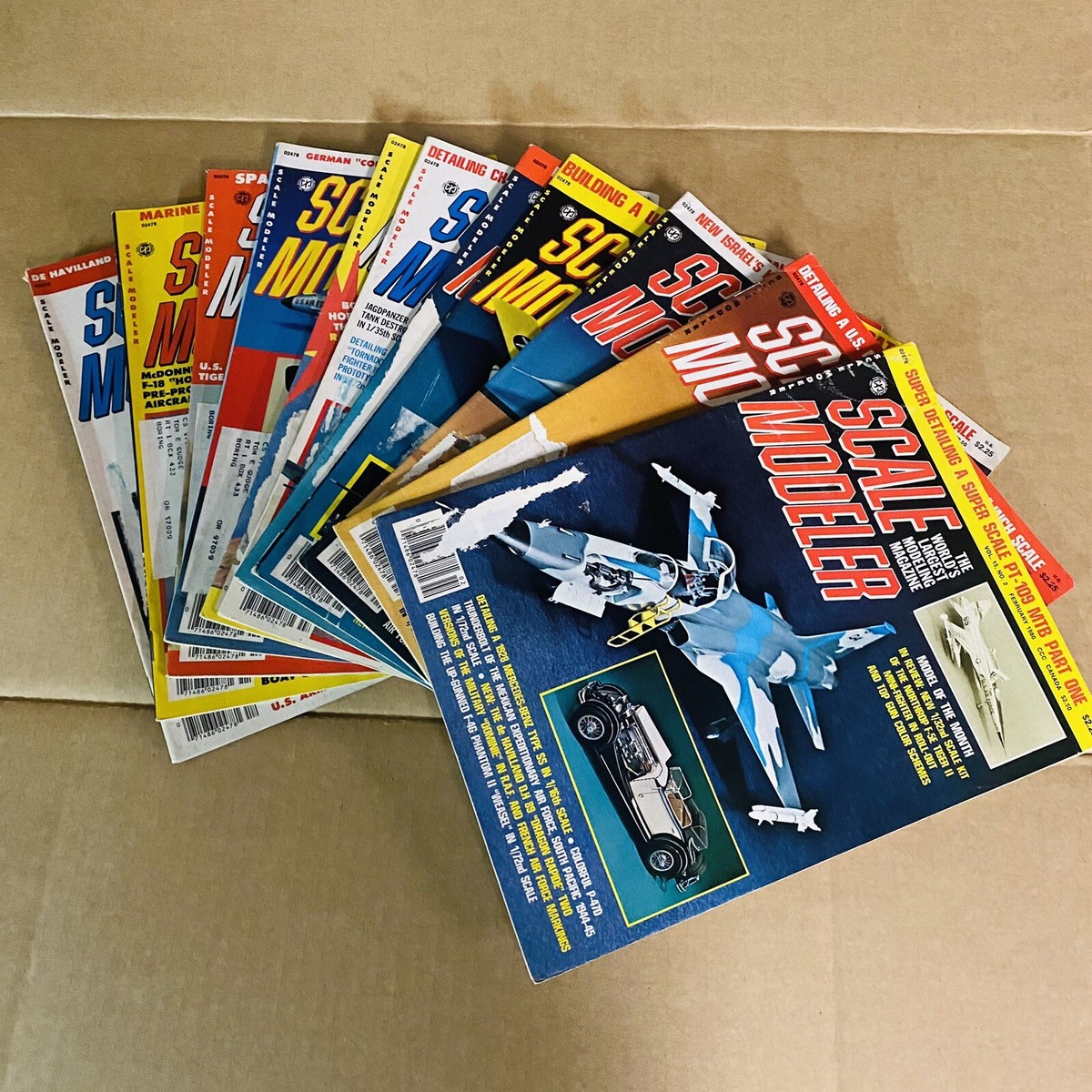 INVENTORY マガジン Scale Modeler Magazine LOT 1978 Vtg 12 Issues Complete Year | eBay