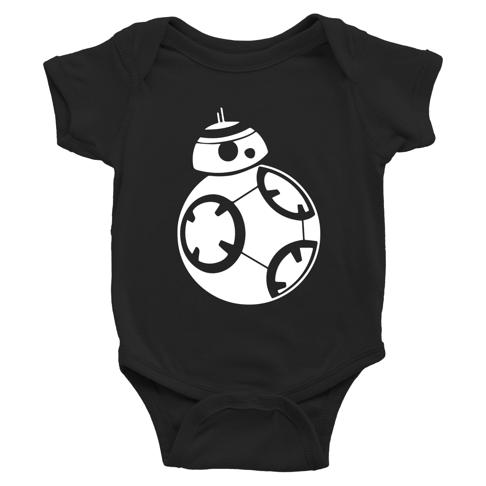 BB-8 Droid Infant Baby Bodysuit One-Piece Clothes shower Star Wars Parody Robot