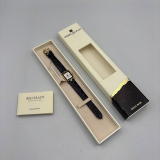 Balmain Pierre Balmain Swiss Wristwatch 1290 Black Strap Not Working / Parts