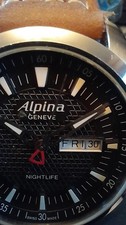 Men's Alpina Nightlife Quartz Watch.