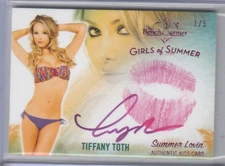 2020 BENCHWARMER * GIRLS OF SUMMER * TIFFANY TOTH * KISS * AUTO * #08/10 !!!
