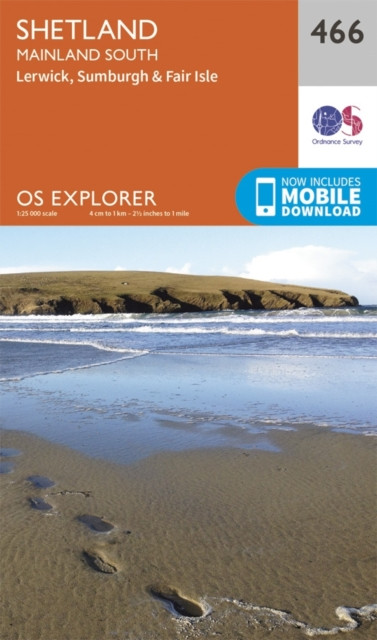 Shetland - Mainland South by Ordnance Survey (Sheet map, folded)