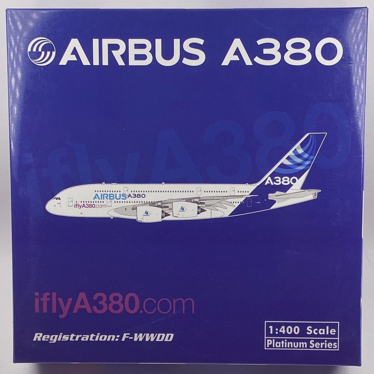 Réplica de avión de Metal para niños, escala 1:400, A380, B777, avión