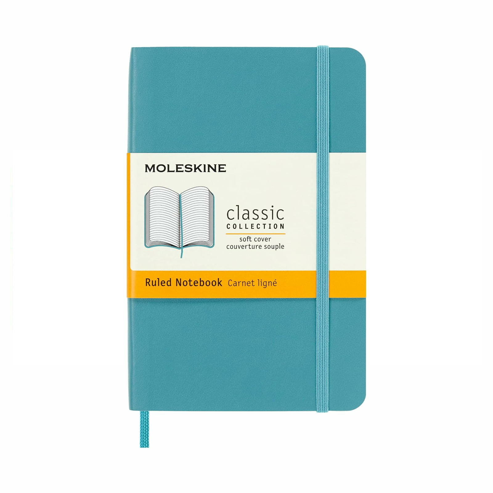 Moleskine Reef Blue Notebook Pocket Ruled Soft - Image 5