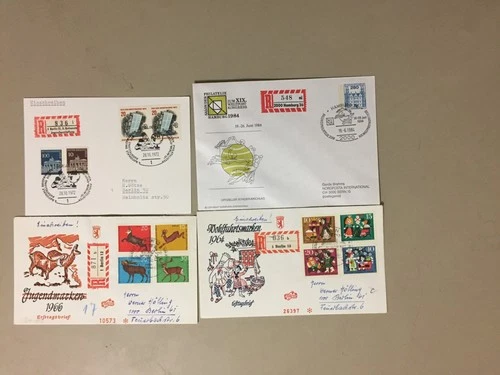 Four Germany registered fdc