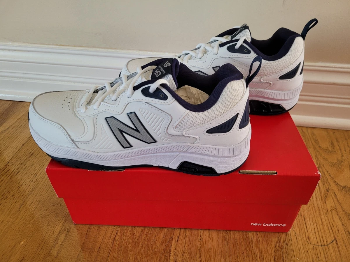 NEW BALANCE MEN\'S WX857V3 SNEAKERS WHITE GRAY NIB SZ 9.5 WIDE NEW BALANCE MEN main image 4