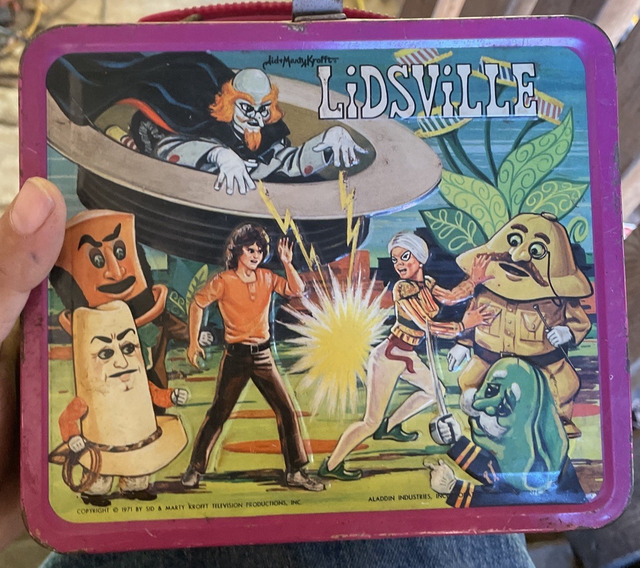 Lidsville 1971 lunch box vintage no thermos | eBay