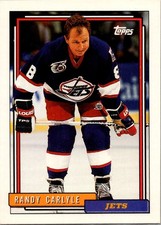 1992-93 Topps #147 Randy Carlyle Winnipeg Jets