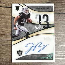 2020 Panini Immaculate Premium Lynn Bowden Jr. Rookie Patch Auto 3/14