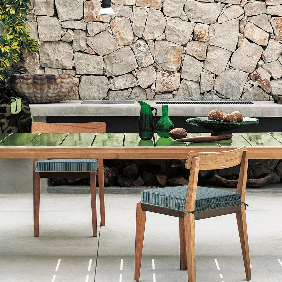 Cojines de asiento esquinero cuadrado Sunbrella, 19" x 19" x 3", juego de 4, interior exterior... Foto 3 de 4