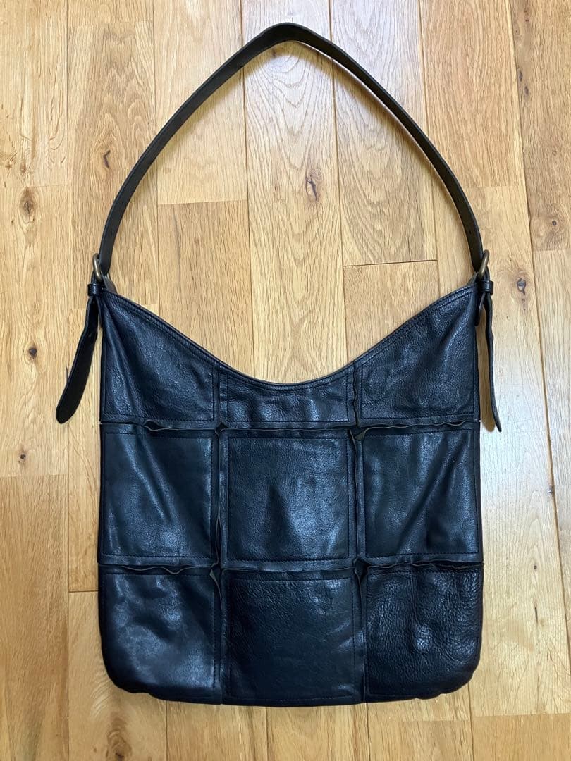 IL BISONTE Rare Patchwork Leather Shoulder Bag 2W… - image 4