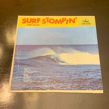 Vintage 1963 DON DAILEY: surf stompin' CROWN 12" LP 33 RPM