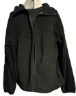 Men's Jacket,NWT Zip,Long Sleeve,Black Fleece,Pocket,Eco-Tech Apparel PET RESCUE