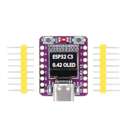 ESP32-C3 Super Mini 0.42'' Oled Entwicklungs Board Wifi Bluetooth USB-C + Display