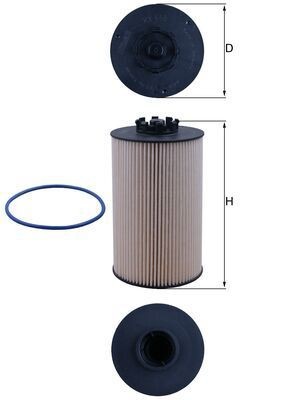NEU - Mahle KX658D Kraftstofffilter-image