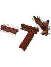 New Molex Connector Headers 12 Pin Gold Plated LOT OF 23   Fast Shipping  
