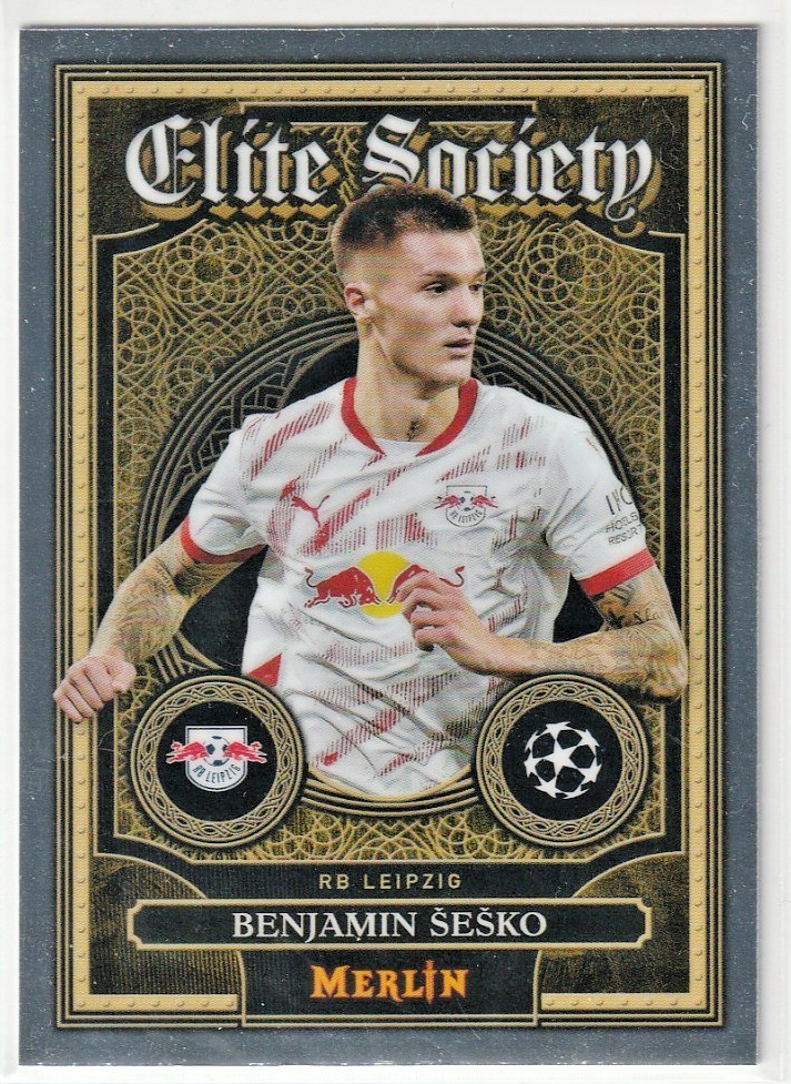 2024-25 Topps Merlin UEFA Club Competitions Benjamin Sesko #ES-14 Elite Society