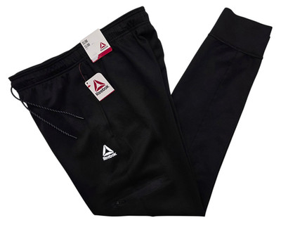 Reebok #11853 NEW Men's Slim Elastic Waist Drawstring Mesh Jogger Pants
