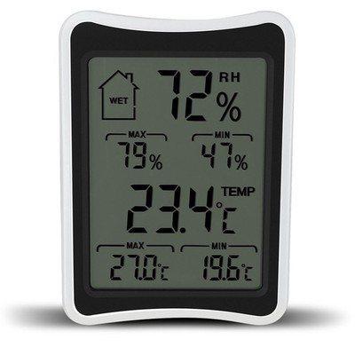  2 in Large Screen Electronic Hygrometer Hausthermometer Innenthermometer