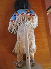 Pair of handmade Sioux dolls with beading in EUC from 1970s, ? human hair — photo 10