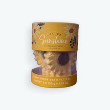 Asquith  Somerset  Box of Sunshine  Sunflower Bath Fizzers   Made in England.