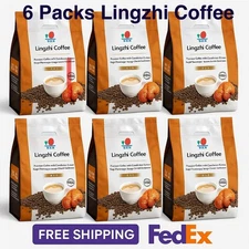 DXN 3 in 1 Lingzhi Coffee 6 Packs x 20 Sachets | Reishi Mushroom Instant Drink