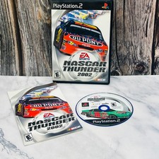 NASCAR Thunder 2002 PS2 Game Complete Tested✔ Scratch Free Disc With Manual