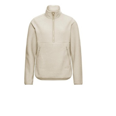 Jack Wolfskin Womens Lite Curl Half Zip Fleece