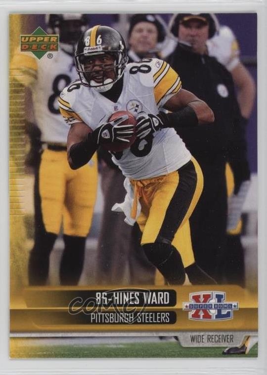 2006 Upper Deck Super Bowl Champions Pittsburgh Steelers Hines Ward #38 z7j