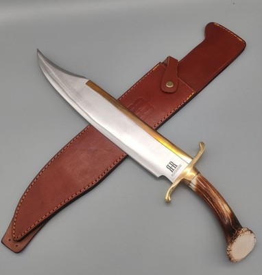 Rough Rider Dont Tread On Me Bowie XXL Fahrtenmesser Crown Stag Horngriff RR1941