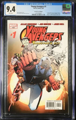 YOUNG AVENGERS #1 9.4 CGC * like cbcs *Director's Cut Edition