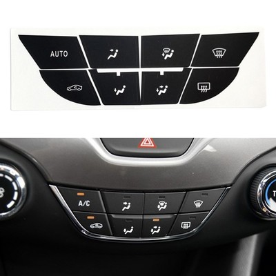 Perfect Fit Button Repair Decal Stickers For Chevrolet For Cruze AC Control
