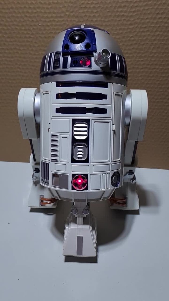 16” Interactive Astromech Droid R2-D2 by Hasbro. Voice Activated