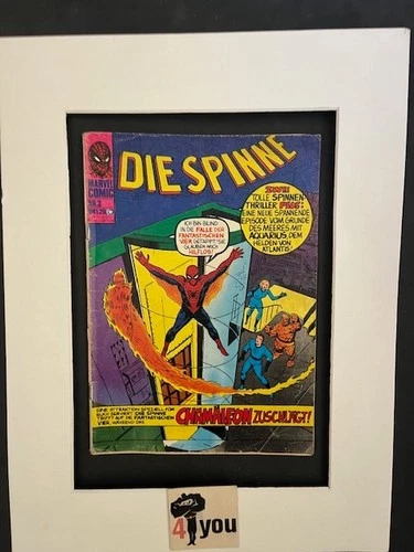 2.5 GD+ AMAZING SPIDER-MAN # 1 GERMAN FOREIGN EURO VARIANT OWP YOP 1974