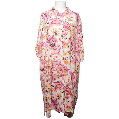 Zhenzi, Blusenkleid, Größe: L, Paislee, Pink/Gelb/Orange, Viskose, Paisley #BAz