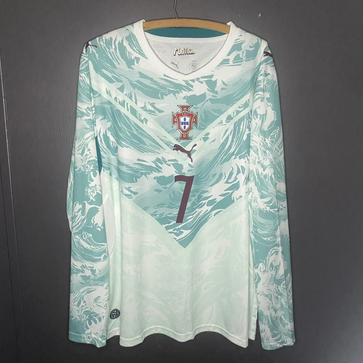 葡萄牙白色XL 号国家队足球迷服装与纪念品| eBay