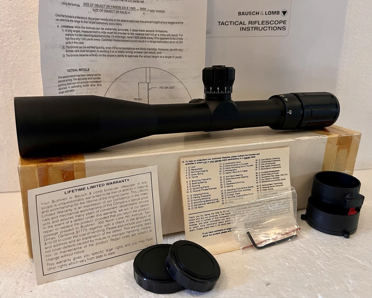 Bausch + Lomb Hunting Rifle Scopes for sale - eBay