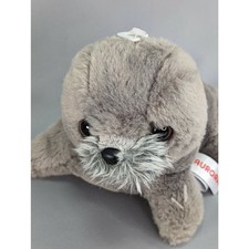 Aurora Baby Gray Seal Pup Plush 7 Stuffed Animal