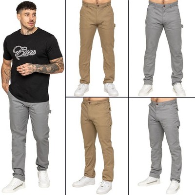 Enzo Herren Utility Hose Zimmermann gerades Bein Stretch Arbeitshose