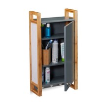 H&auml;ngeschrank bad Wandschrank Badezimmer 3 Haken 4 kg H&auml;ngeschrank grau 3 F&auml;cher